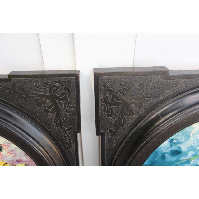 Framed Plates by Jérôme Massier for Vallauris, Set of 2 For Sale - Image 12 of 15