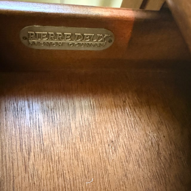 Brown Pierre Deux French Country Style Console Table For Sale - Image 8 of 9