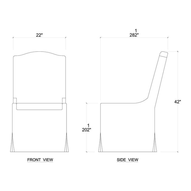 Slipcovered Dining Chair – Light Beige Upholstery For Sale - Image 11 of 11