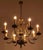 2000 - 2009 Antique German Brass Chandelier For Sale - Image 5 of 6