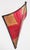 Vintage Moroccan Berber Hand-Painted Red Hide & Iron Wall Sconce Shade, 1980s For Sale - Image 4 of 10
