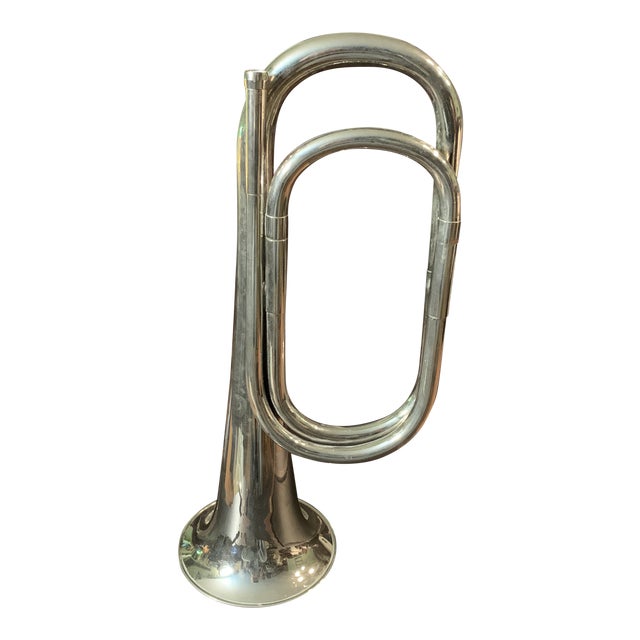 Military Decor Silver Bugle Chairish
