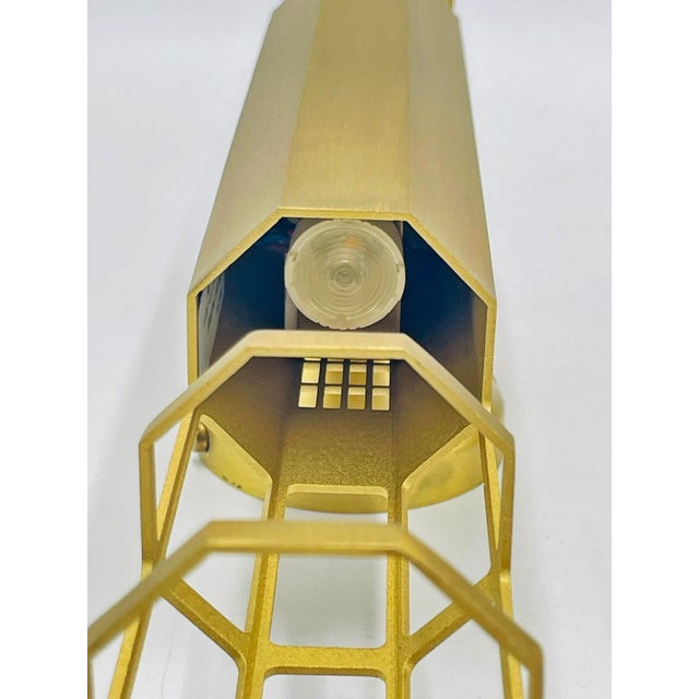 Pair Baxter "Palomar" Brass Sconces by Pietro Russo, Italian Modern Lights For Sale - Image 14 of 18