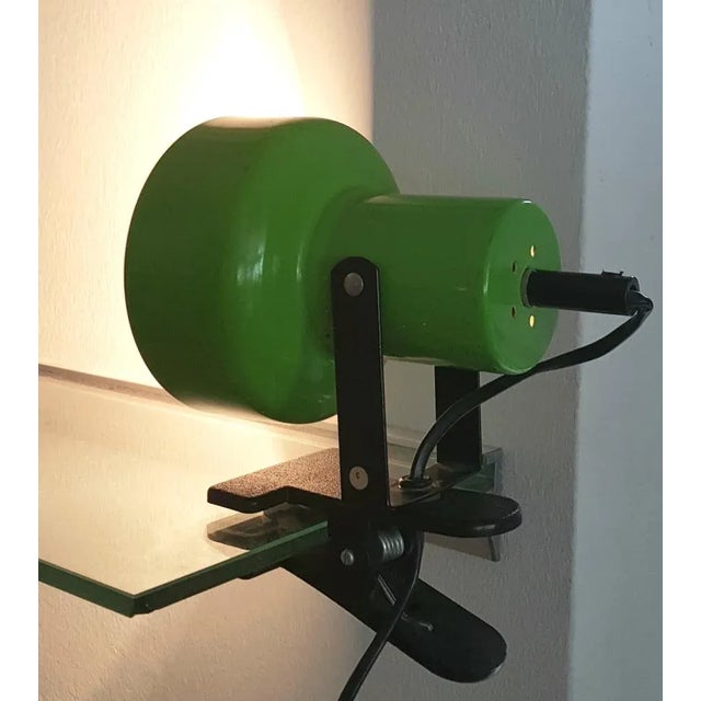 Green Clamping Lamp, 1970s For Sale - Image 3 of 5
