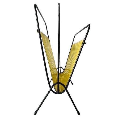 Vintage Pop Art Pilastro Magazine Rack in Metal, 1950s For Sale - Image 5 of 7