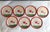 Vintage Christmas Cat Decor: This charming set includes seven kitty coasters featuring a delightful large white cat and a...