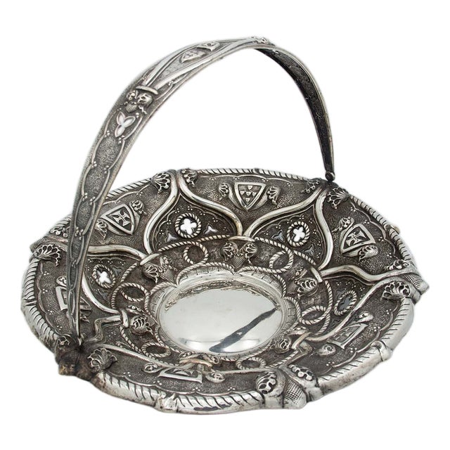 Manueline-Style Circular Fruit Bowl Centerpiece For Sale