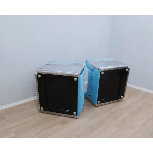 Vintage Larissa Armchairs by Vittorio Introini from Saporiti Italia, 1970s, Set of 2 For Sale - Image 9 of 18