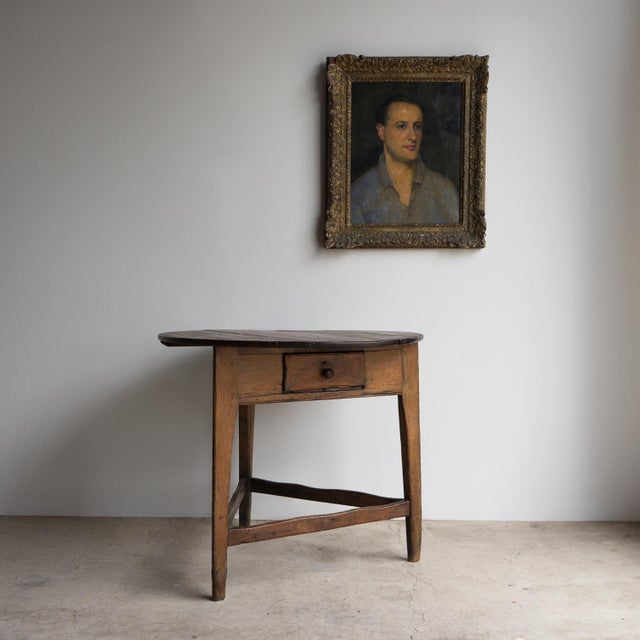 Captivating Portrait of a Man in an Open Shirt, Original Antique Oil Painting, Early 20th Century For Sale - Image 9 of 11