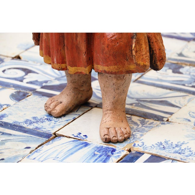 Antique Indo-Portuguese Jesus Christ Child, 17th Century For Sale - Image 16 of 18