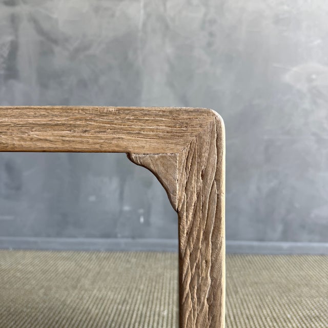 Reclaimed Waterfall Table 38" For Sale - Image 4 of 9