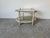 1980s Vintage French Louis XVI Style Two - Tier Oval Coffee Table With Caning Top For Sale - Image 5 of 12