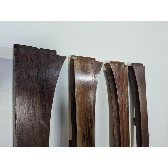 Mahogany Swan Neck Beds, Set of 2 For Sale - Image 3 of 6