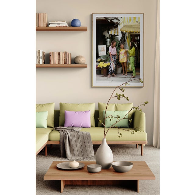 Shoppers at the front entrance of the Lilly Pulitzer boutique on Via Mizner, Palm Beach, Florida, 1968. (Photo by Slim...