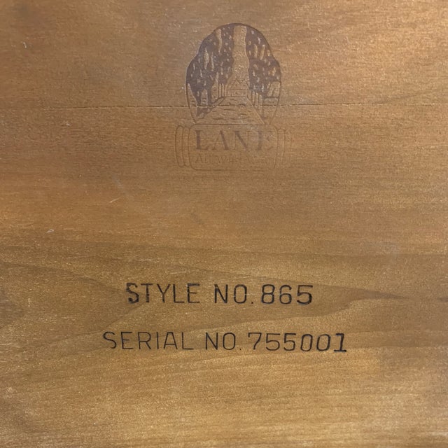 1957 Mid-Century Modern Lane Copenhagen Side Table For Sale - Image 9 of 10