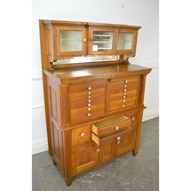 Antique Oak Dentist by The American Co. Chairish