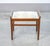 Italian design stool from the 40s, in oak wood period the line of the bench is attributable to the italian design of the...
