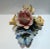 Italian 1930s Vintage Centerpiece Capodimonte Porcelain Flower Basket Made in Italy For Sale - Image 3 of 12