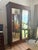 Traditional Antique French Empire Mahogany Mirrored Armoire For Sale - Image 3 of 16