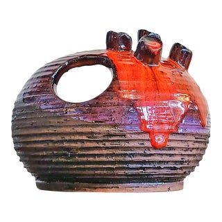 Stoneware Flower Bowl by Ninnie Forsgren (Sweden) For Sale