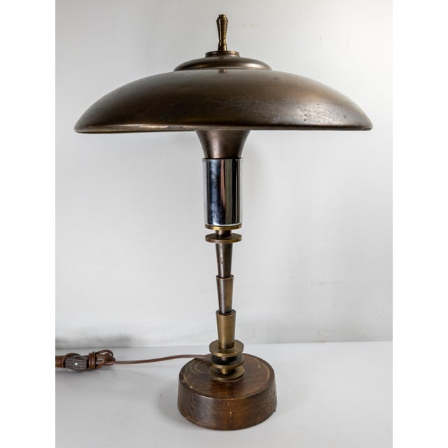 Mid 20th Century Mid-Century Modern Space Age Art Deco Fairies Guardsman Table Lamp by Bert Dickinson For Sale - Image 5 of 15