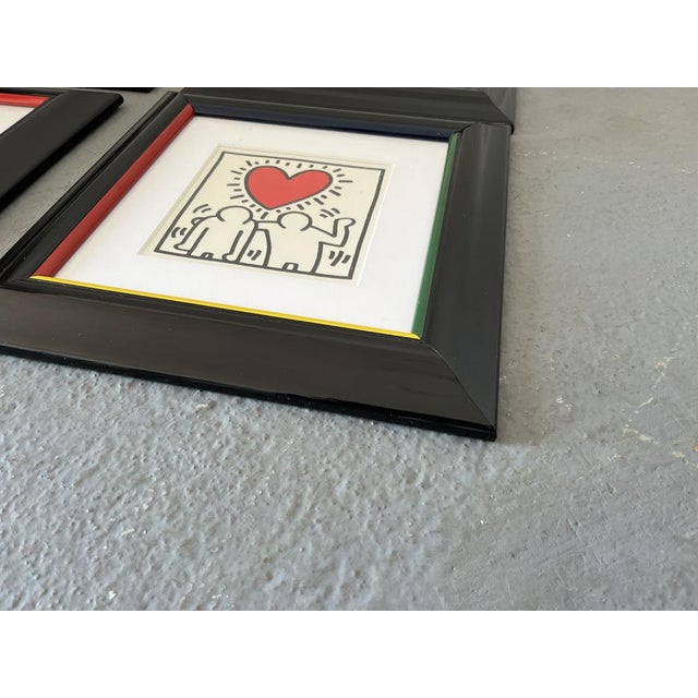 Keith Haring, Compositions, Screen Prints, 1980s-1990s, Set of 4 For Sale - Image 9 of 14
