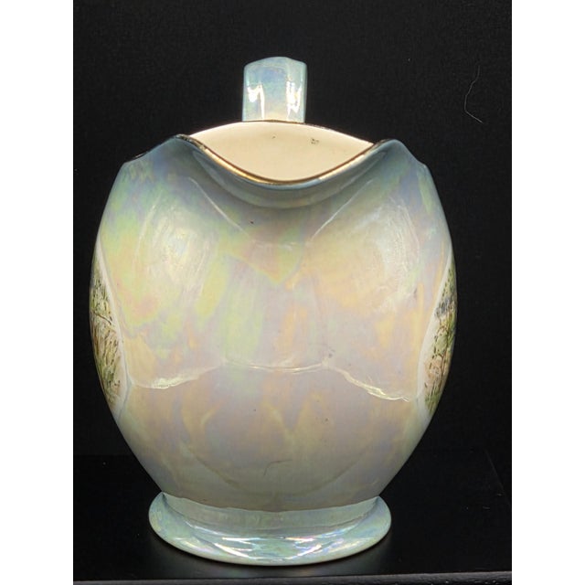 Vintage Lusterware Grimwades, England Shakespeare Series Ceramic Earthenware Pitcher For Sale - Image 15 of 15
