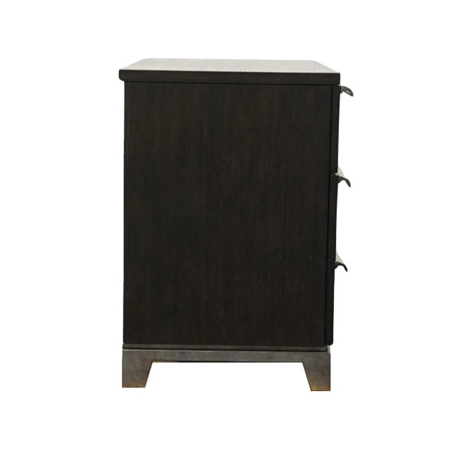 Stanley Furniture Horizon Collection Contemporary Modern 36" Three Drawer Chest Flannel Finish For Sale - Image 12 of 13