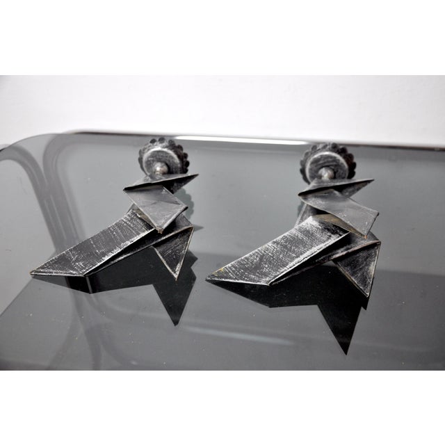 Folk Art Candlesticks Birds, Denmark, 1970s, Set of 2 For Sale - Image 6 of 7