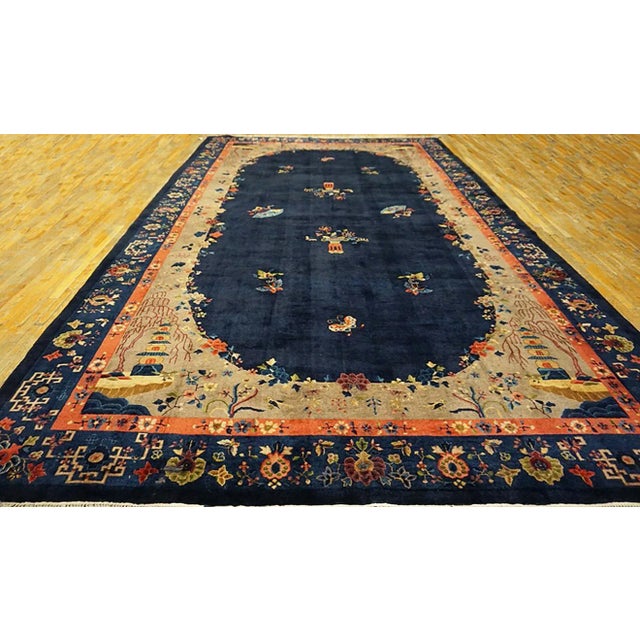 1920s Chinese Peking Carpet ( 11' x 19' - 335 x 580 ) For Sale - Image 4 of 11