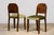 Set of 6 French Art Deco Walnut Dining Chairs in Olive Green Velvet, 1930s For Sale In New York - Image 6 of 18
