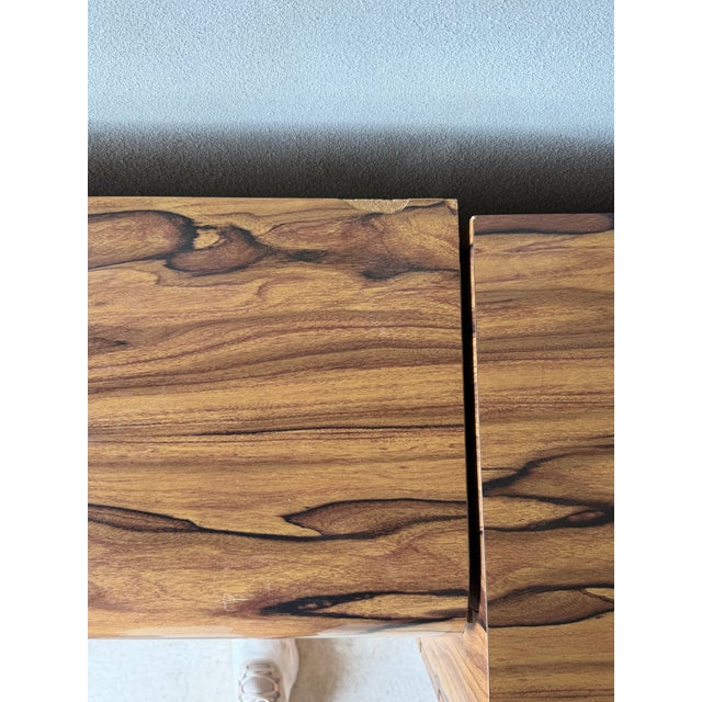 1980s Modular Lacquer Laminate Waterfall Postmodern Full Bedroom Suite For Sale In San Antonio - Image 6 of 11