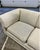 Beige Vintage Mid Century Modern Milo Baughman Style Chrome Base 3 Piece Sectional Sofa For Sale - Image 8 of 8