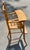 Victorian Late 19th-Century Victorian Solid Oak "Ball & Stick" Highchair With Hand-Woven Cane Seat For Sale - Image 3 of 18