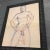 Abstract Expressionism Original Male Nude Colored Ink Study Drawing Mid Century For Sale - Image 3 of 6