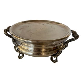Antique Silverplated Food Warmer, 1890s For Sale