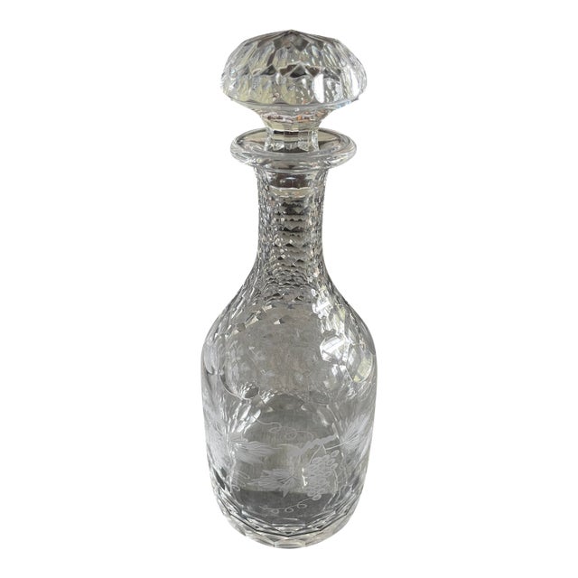 Cordelia by William Yeoward Rare Decanter & Stopper For Sale