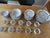 An exceptionally complete 54-piece Swid Powell Tuxedo dinnerware service, offered in near mint condition. Large matching...