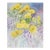 Contemporary Yellow Purple Floral Watercolor Painting For Sale