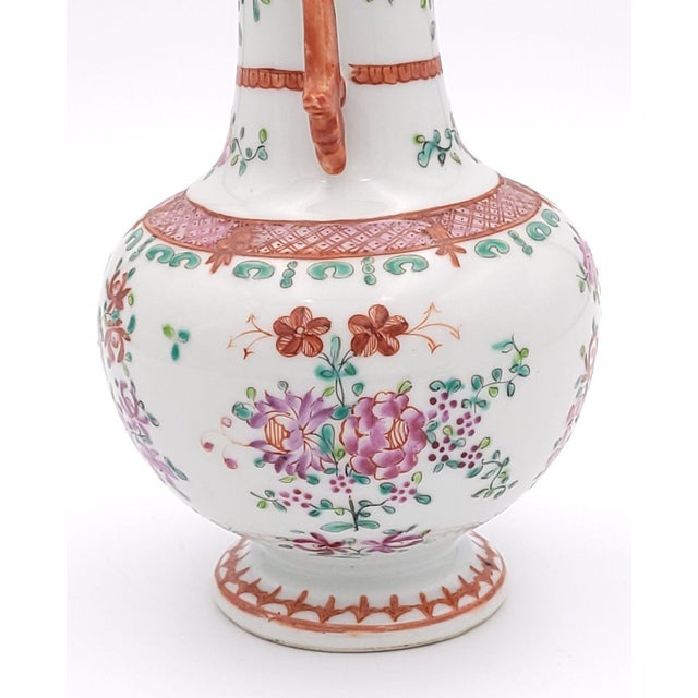 Ceramic Pair of Samson Vases, France Circa 1890 For Sale - Image 7 of 8