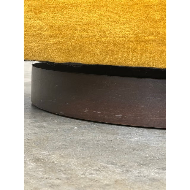 1970s Selig of Monroe Swivel and Tilt Chairs- A Pair For Sale - Image 11 of 12