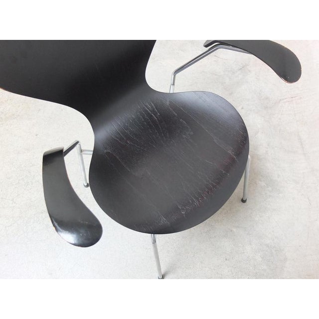3207 Armchairs by Arne Jacobsen for Fritz Hansen, 1980, Set of 2 For Sale - Image 15 of 16