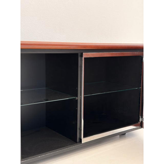 Sheraton-Style Low Sideboard by Giotto Stoppino and Ludovico Acerbis for Acerbis, 1970s For Sale - Image 14 of 18