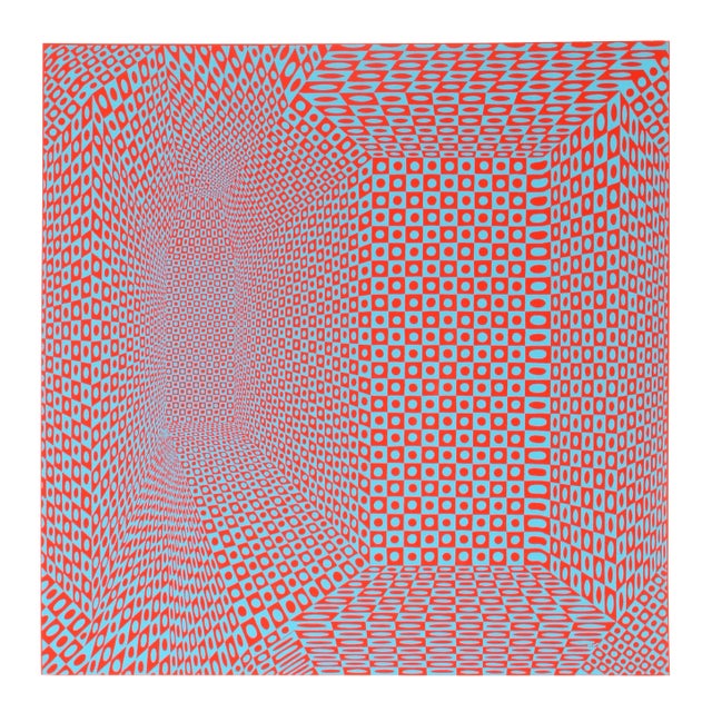 Roy Ahlgren, "Spatial Concept I", Abstract Silkscreen For Sale