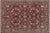 Maroon Shabby Chic Floral 1990's Pak-Persian Red/Blue Wool Rug - 6'1'' X 8'9'' For Sale - Image 8 of 9