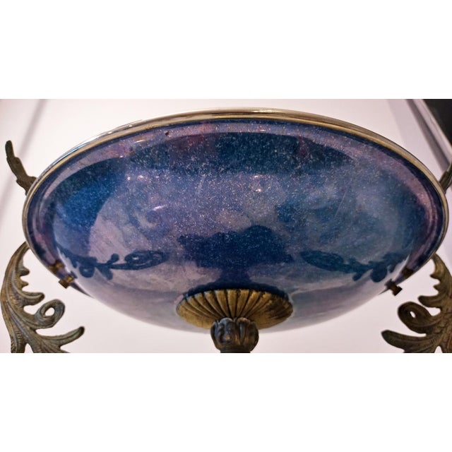 Black Vintage Fruit Bowl in Bronze, 1930s For Sale - Image 8 of 14