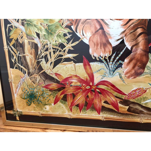 Framed Vintage Gucci Scarf Chairish