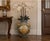 Vintage Italian Majolica Style Large Ceramic Urn Vase With Putto and Lion Head Handles For Sale - Image 11 of 11