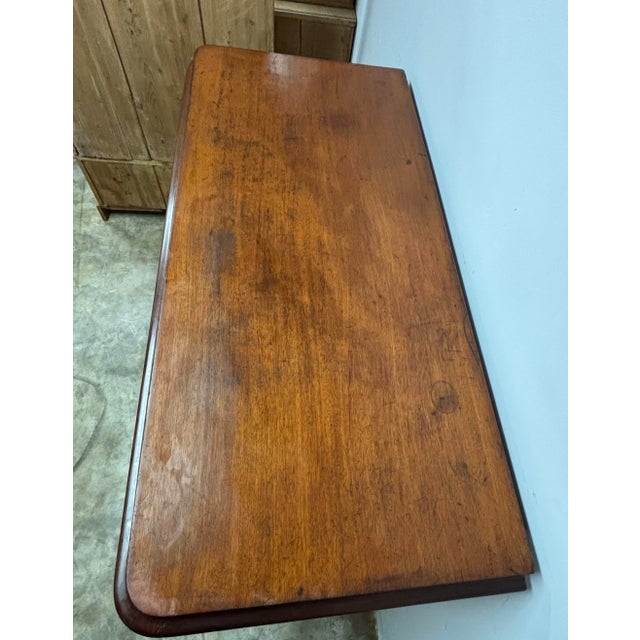 Brown Antique English Mahogany Chest of Drawers For Sale - Image 8 of 9