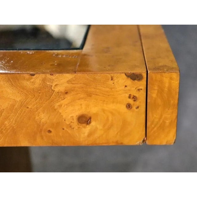 Mid 20th Century Mid 20th Century Extending Burl Dining Table For Sale - Image 5 of 12